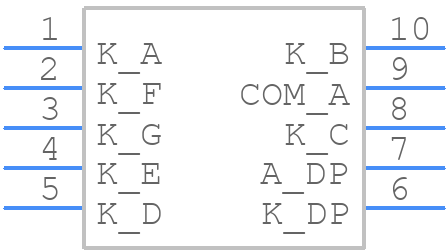 LDS-A3502RD-SUG - Lumex - PCB symbol