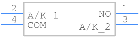 4FSH98222 - Apem - PCB symbol