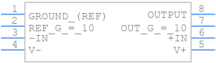 LT1101AIN8#PBF - Analog Devices - PCB symbol
