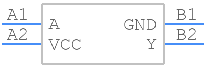 SN74LVC1G34YZVR - Texas Instruments - PCB symbol