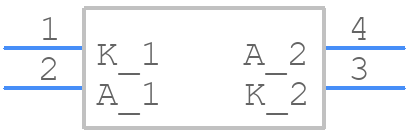VSMD66694 - Vishay - PCB symbol