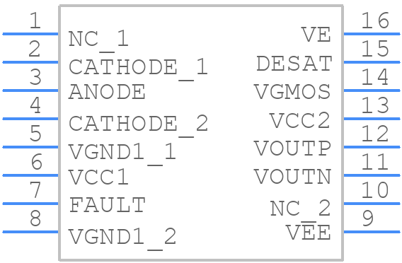ACPL-339J-000E - Avago Technologies - PCB symbol