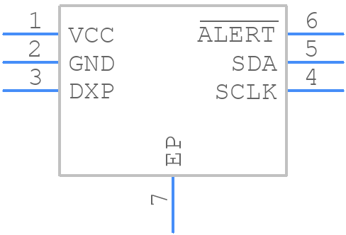 MAX6642ATT94+T - Analog Devices - PCB symbol