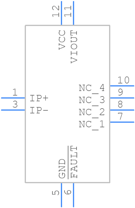ACS711KEXLT-31AB-T - Allegro Microsystems - PCB symbol