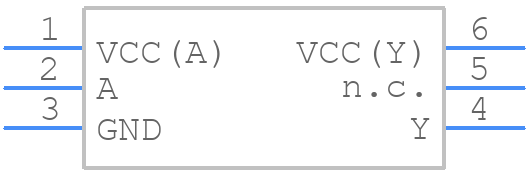 74AUP1T34GM,115 - Nexperia - PCB symbol