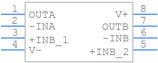 LT1462CN8 - Analog Devices - PCB symbol