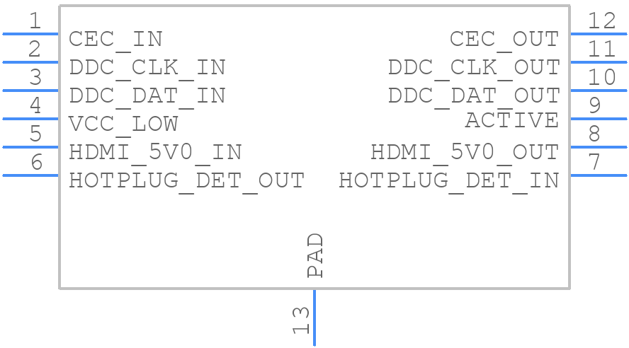 IP4791CZ12 - Nexperia - PCB symbol
