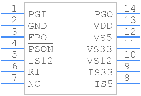 TPS3513DRG4 - Texas Instruments - PCB symbol