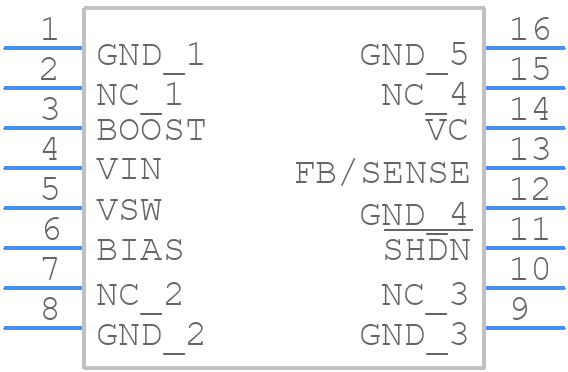 LT1376IS#PBF - Analog Devices - PCB symbol