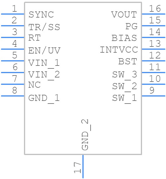 LT8610ABEMSE-3.3#PBF - Analog Devices - PCB symbol