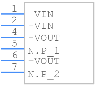 IQ4805SA - XP POWER - PCB symbol
