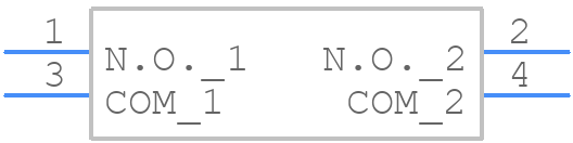 HDT0001 - C & K COMPONENTS - PCB symbol