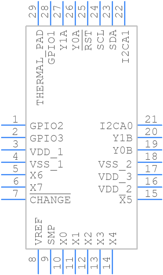 AT42QT2161-MMU - Microchip - PCB symbol