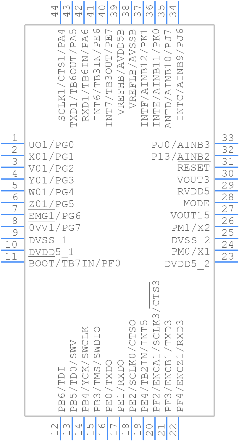 TMPM374FWUG - Toshiba - PCB symbol