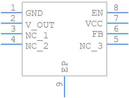 TS14002-C020DFNR - SEMTECH - PCB symbol