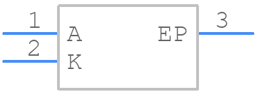 BG1101F-TR - Stanley Electric - PCB symbol