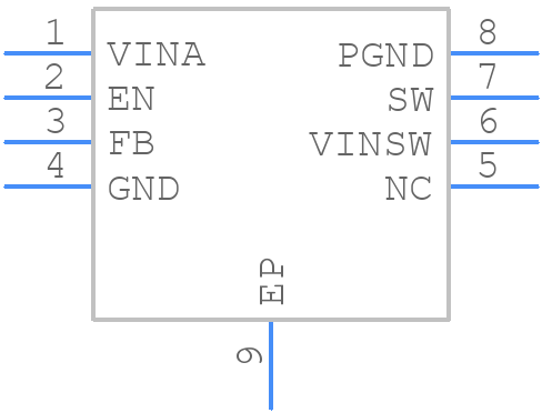 ST1S40IPUR - STMicroelectronics - PCB symbol