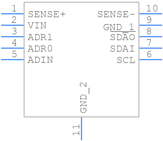 LTC4151IDD-1#PBF - Analog Devices - PCB symbol