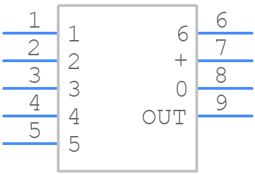 LTS 25-NP - LEM - PCB symbol