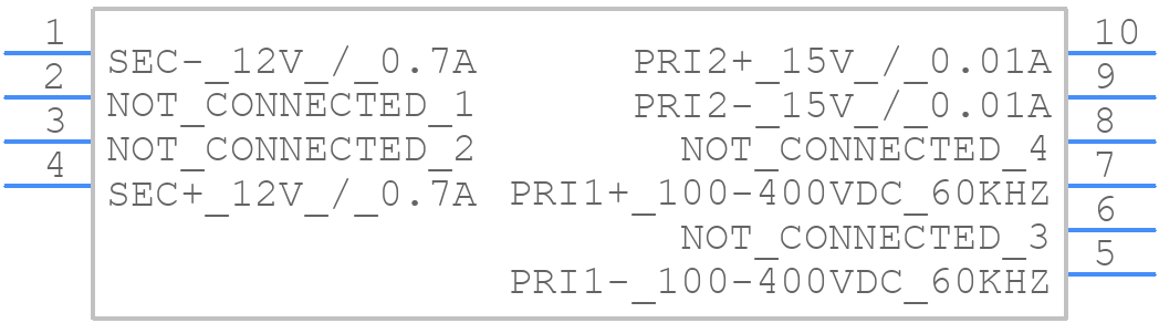 PA2517NL - Yageo Group - PCB symbol