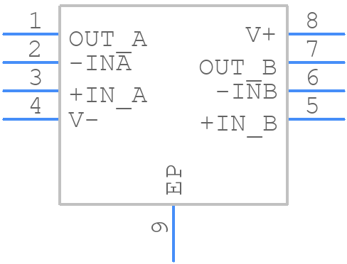 LT6011IDD#PBF - Analog Devices - PCB symbol