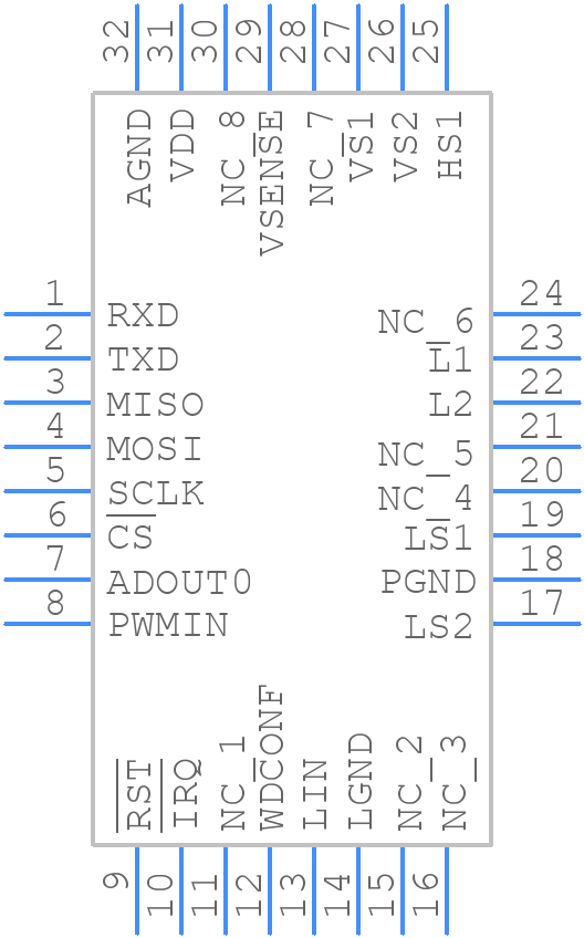 MC33911BAC - NXP - PCB symbol