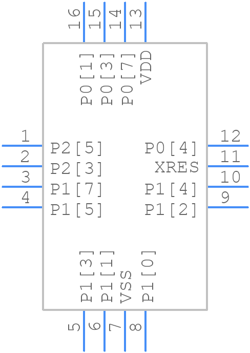 CY8C20236A-24LKXIT - Infineon - PCB symbol