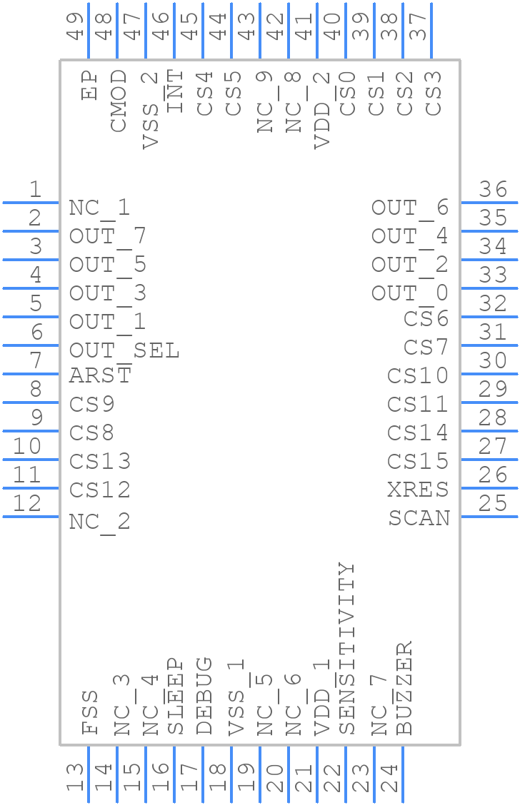 CY8CMBR2016-24LQXI - Infineon - PCB symbol