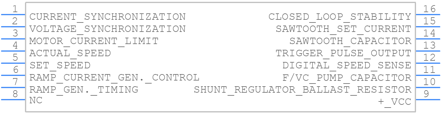 TDA1085C - onsemi - PCB symbol