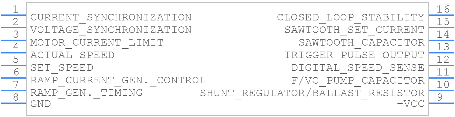 TDA1085CG - onsemi - PCB symbol