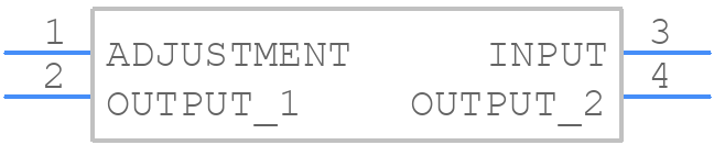 LM317LIPKG3 - Texas Instruments - PCB symbol