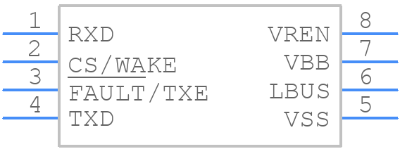 MCP2004AT-E/SN - Microchip - PCB symbol
