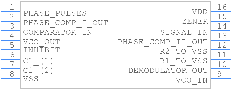 CD4046BEG4 - Texas Instruments - PCB symbol