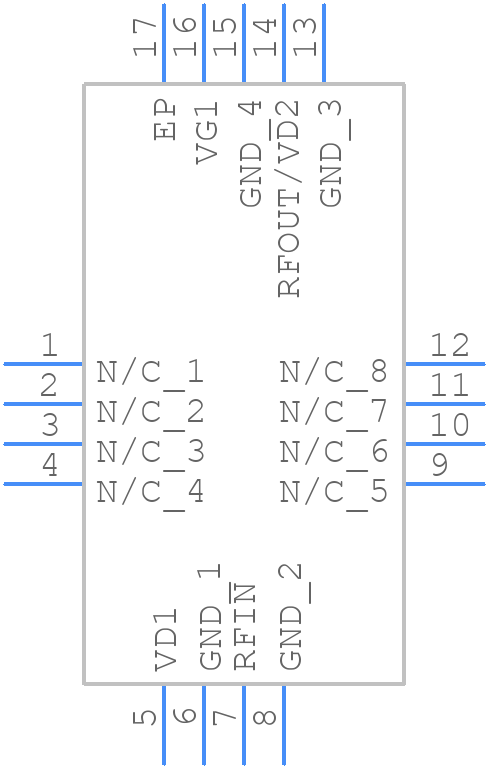 MAAP-011232-TR0500 - MACOM - PCB symbol