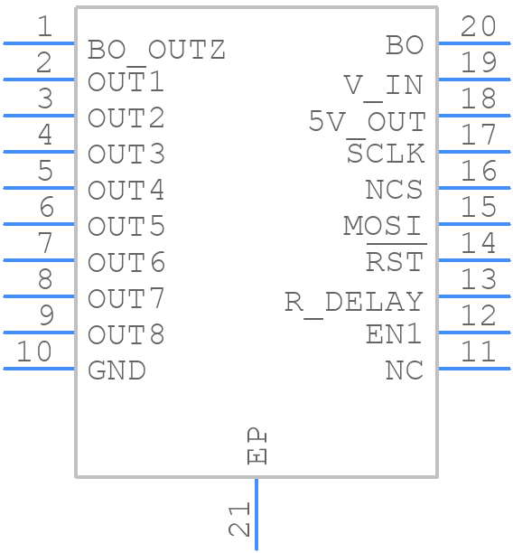 TPL9202PWPG4 - Texas Instruments - PCB symbol