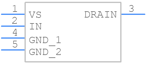 BTS3160D - Infineon - PCB symbol