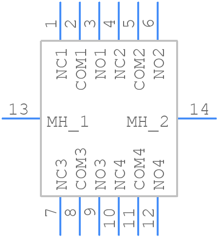 SSSF040800 - ALPS Electric - PCB symbol