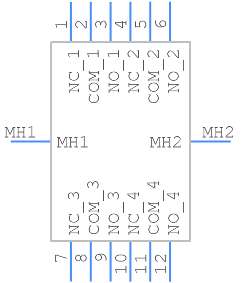 SSSU041700 - ALPS Electric - PCB symbol