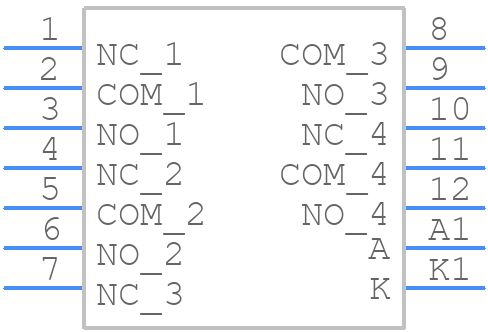 WBL4UEEGBQR05CLR - E-Switch - PCB symbol