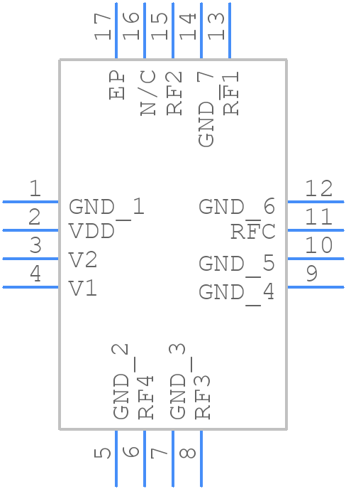 PE42440MLBB-Z - Peregrine Semiconductor - PCB symbol