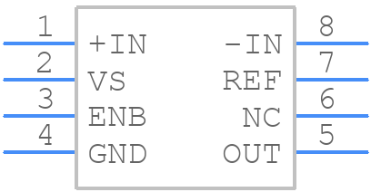 AD8218BRMZ-R7 - Analog Devices - PCB symbol