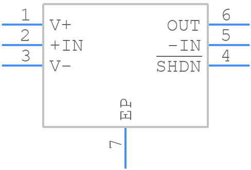 LTC6261HDC#TRMPBF - Analog Devices - PCB symbol