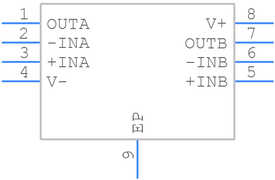 LTC6262HDC#TRMPBF - Analog Devices - PCB symbol