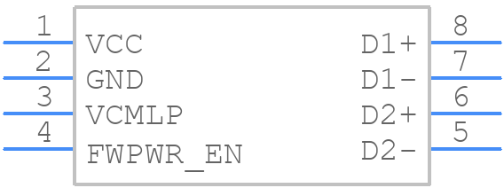 TPD4S1394DQLR - Texas Instruments - PCB symbol