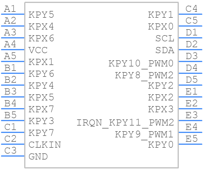 LM8325DGR8-1/NOPB - Texas Instruments - PCB symbol