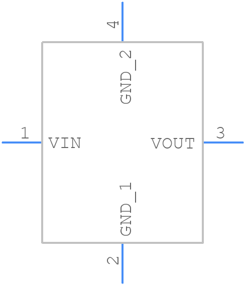 NCP785AH33T1G - onsemi - PCB symbol