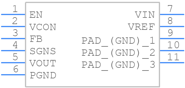 LMZ10501SEE - Texas Instruments - PCB symbol