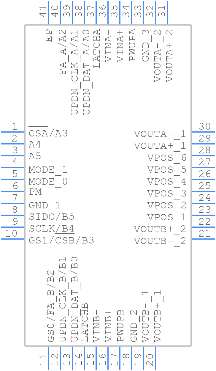 ADL5202ACPZ-R7 - Analog Devices - PCB symbol