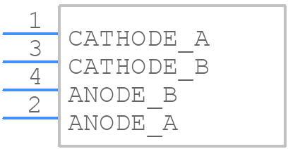 HLMP-2400 - Avago Technologies - PCB symbol