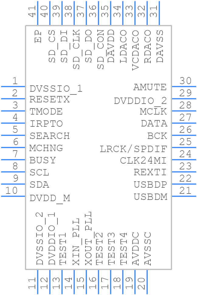 BU94501AMUV-E2 - ROHM Semiconductor - PCB symbol